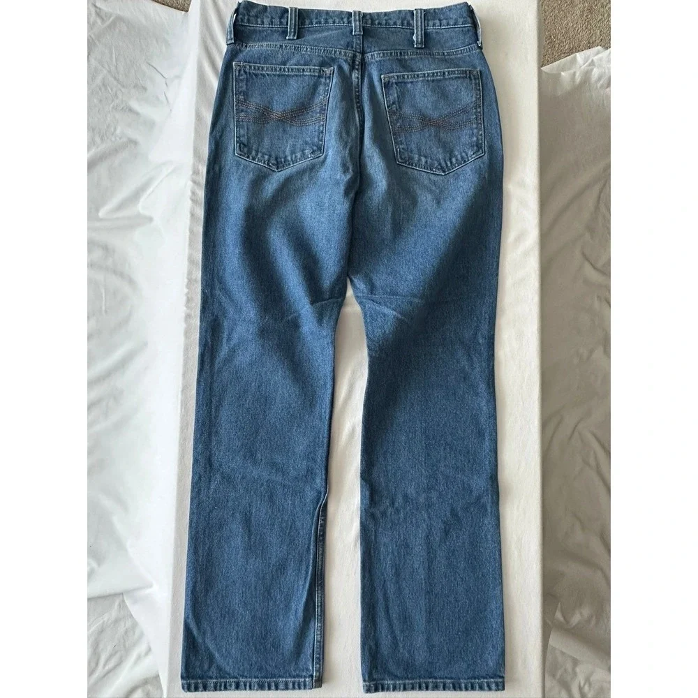 Men's Blue Ranchwear Jeans Straight Leg 32 x 33 100%‎ Cotton